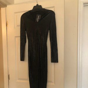 SHEIN Shiny Black Maxi